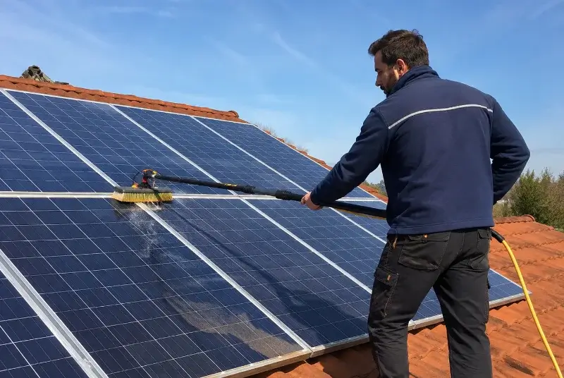 Nettoyage et entretien de panneaux solaires à Neuville-les-Dames